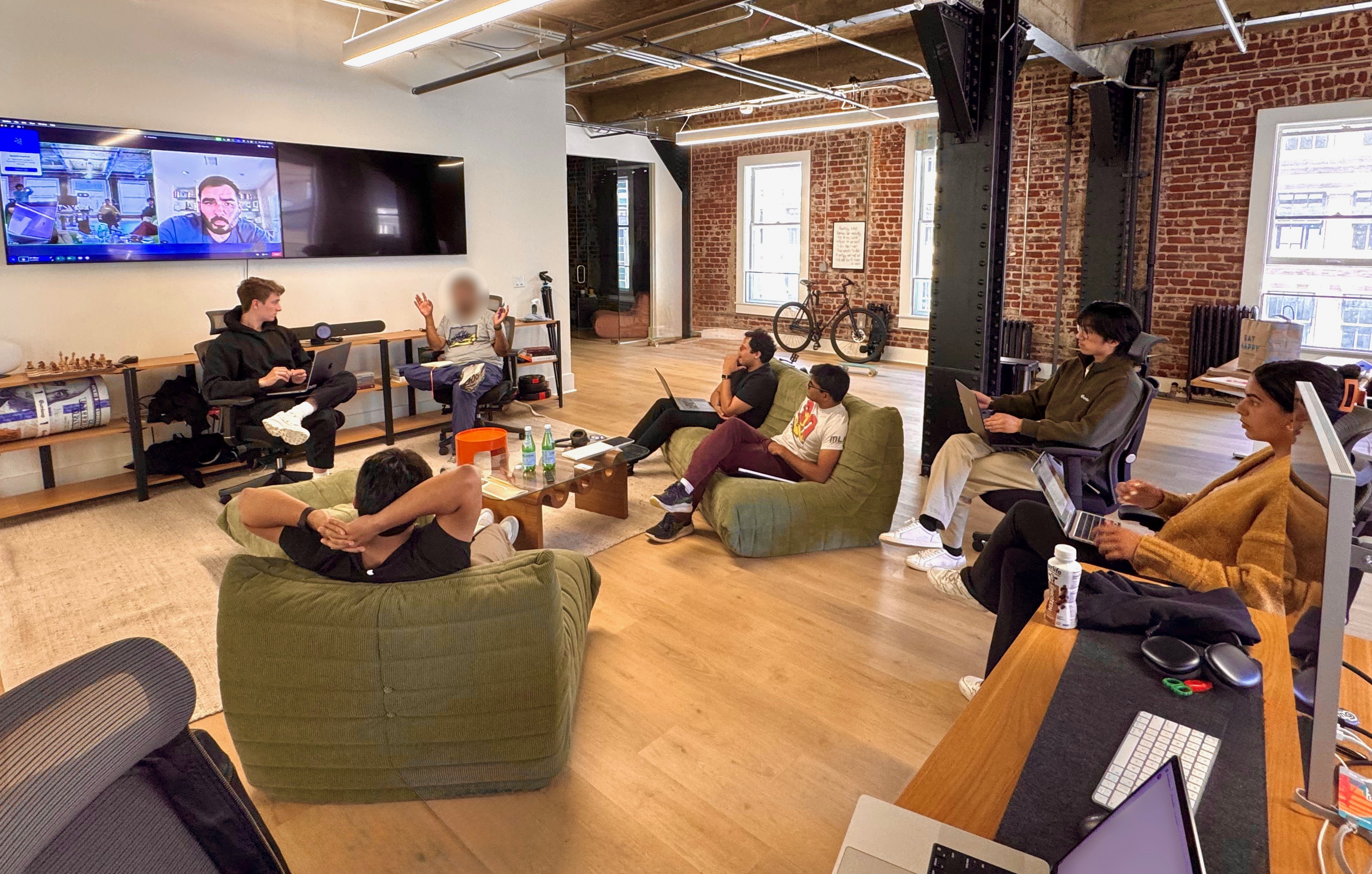 Interview with a power user in person in our SF office