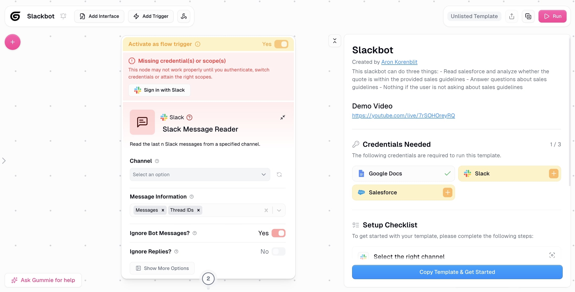 AI Slackbot agent