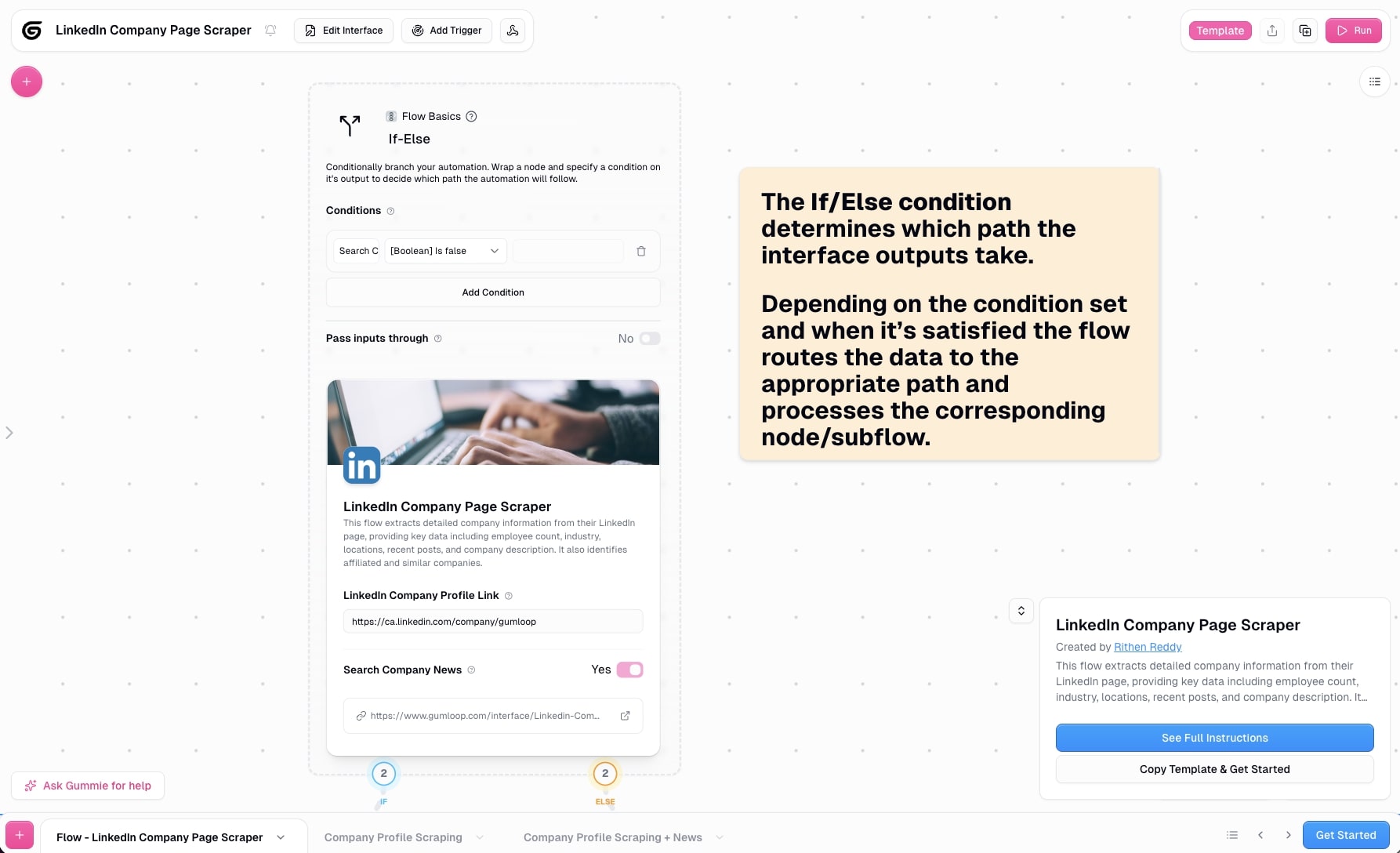 LinkedIn company page scraper