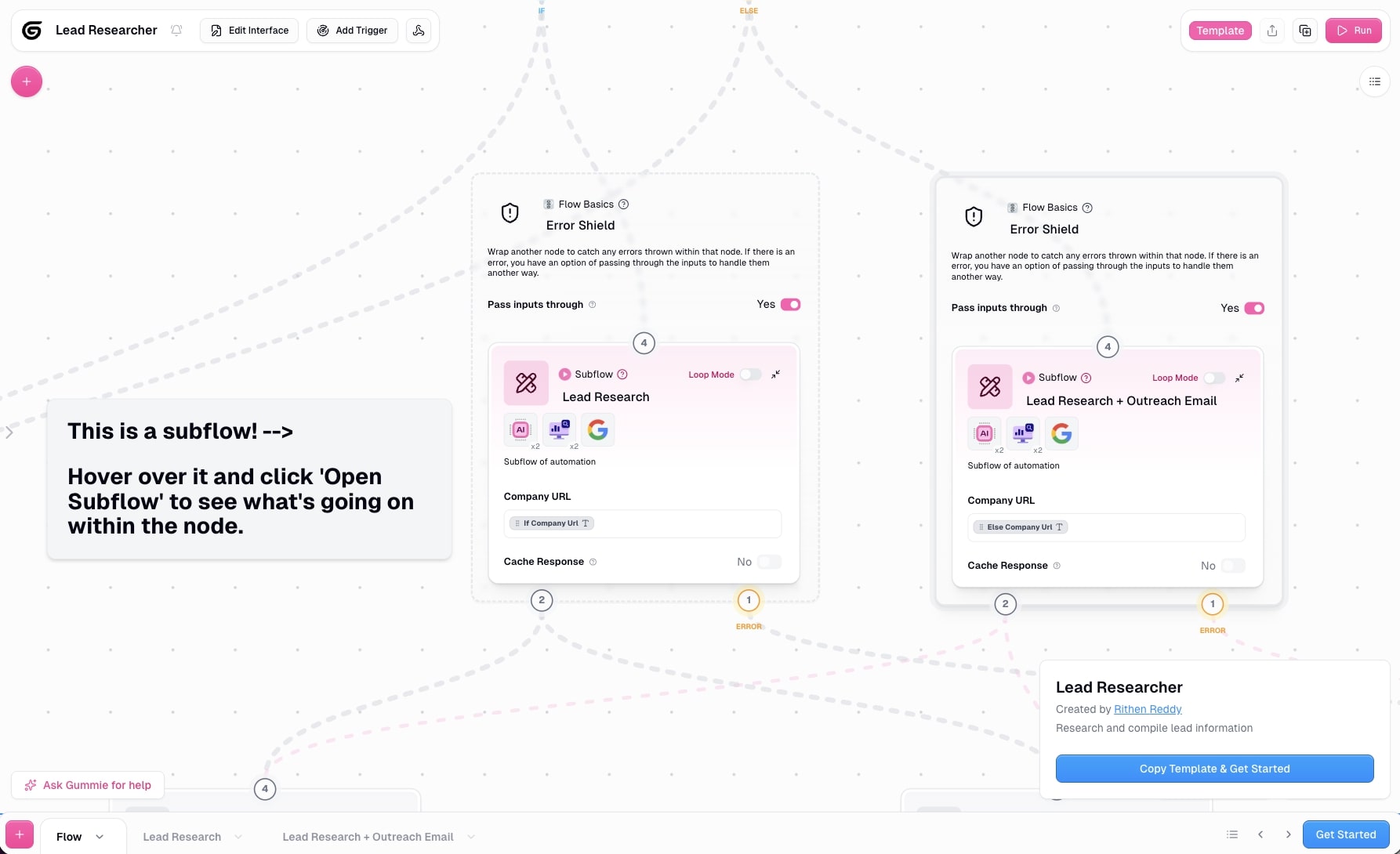 Lead enrichment with AI decision making