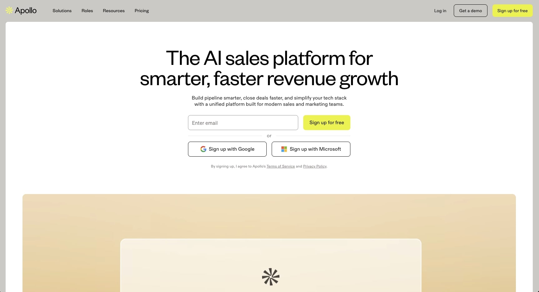 Apollo AI sales platform