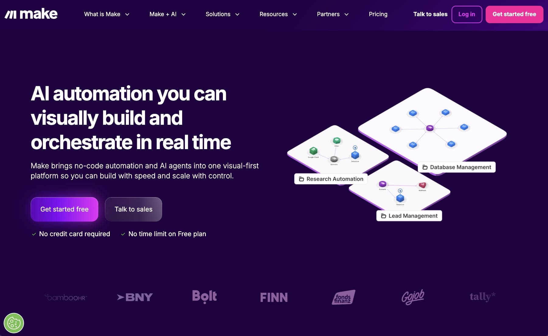 Make AI automation platform