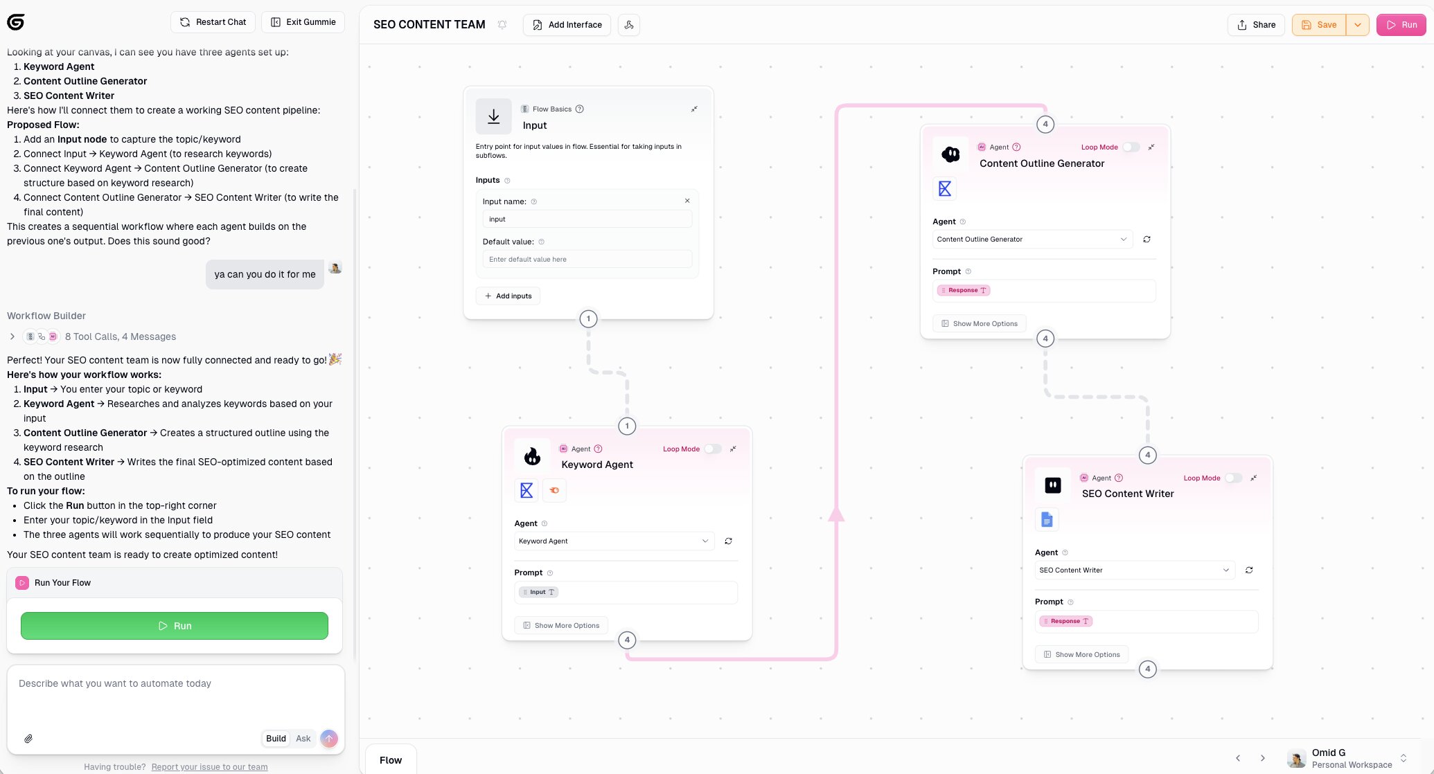 Orchestrating AI agents