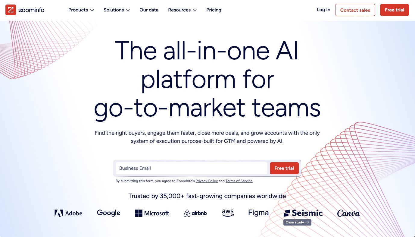 ZoomInfo sales platform