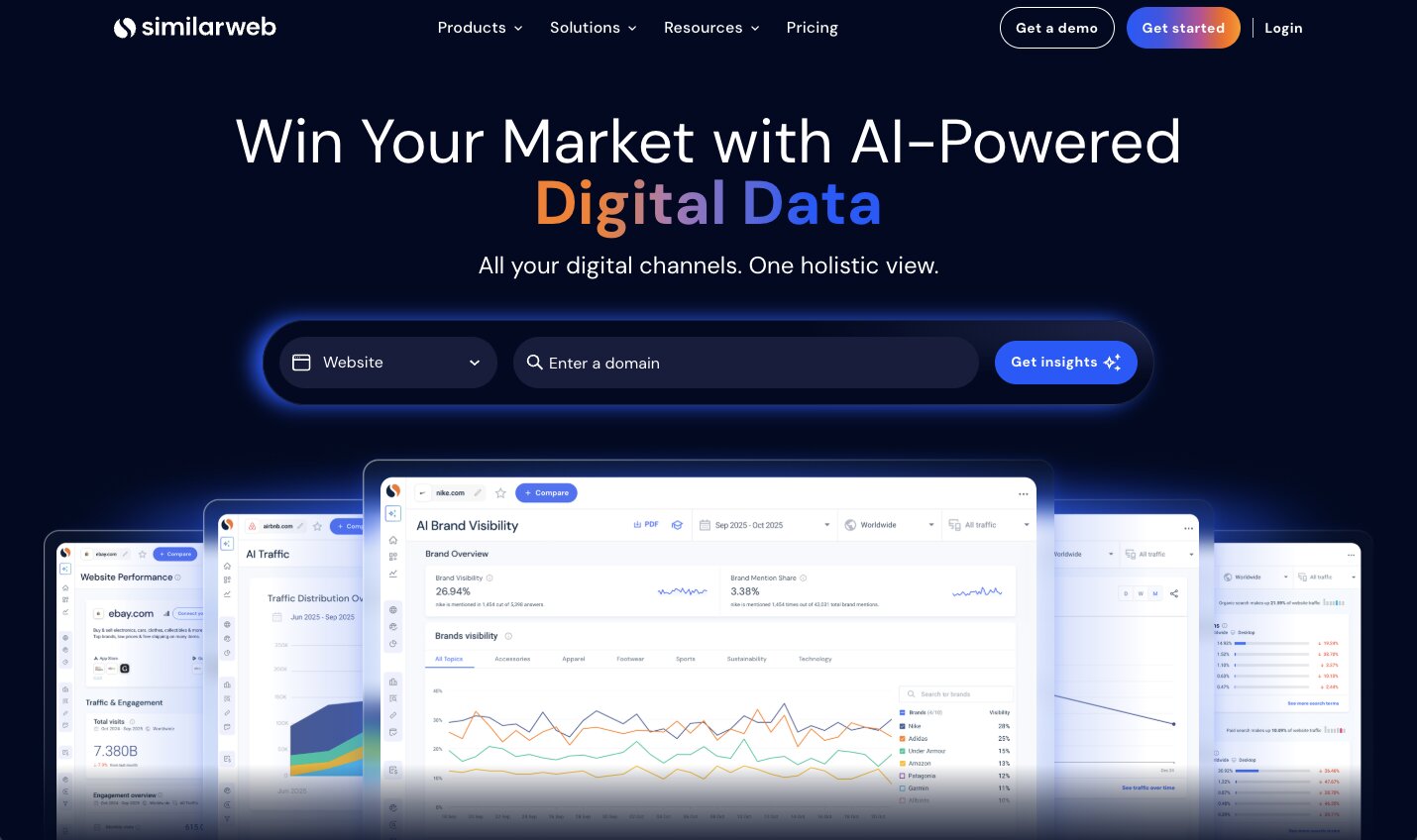 SimilarWeb platform