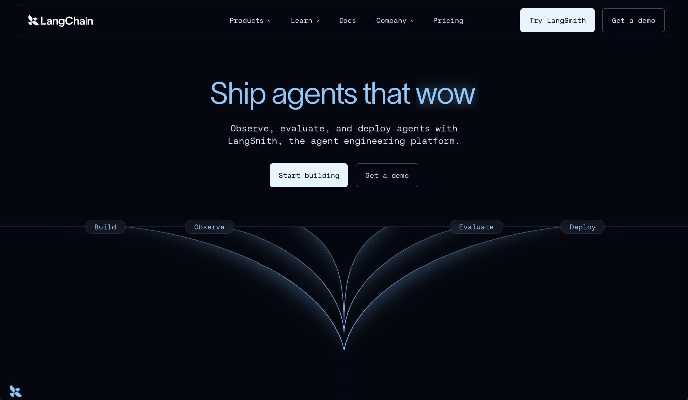 LangChain AI agent platform