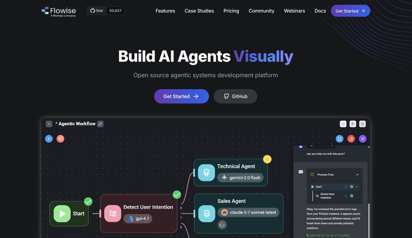 Flowise AI agent builder