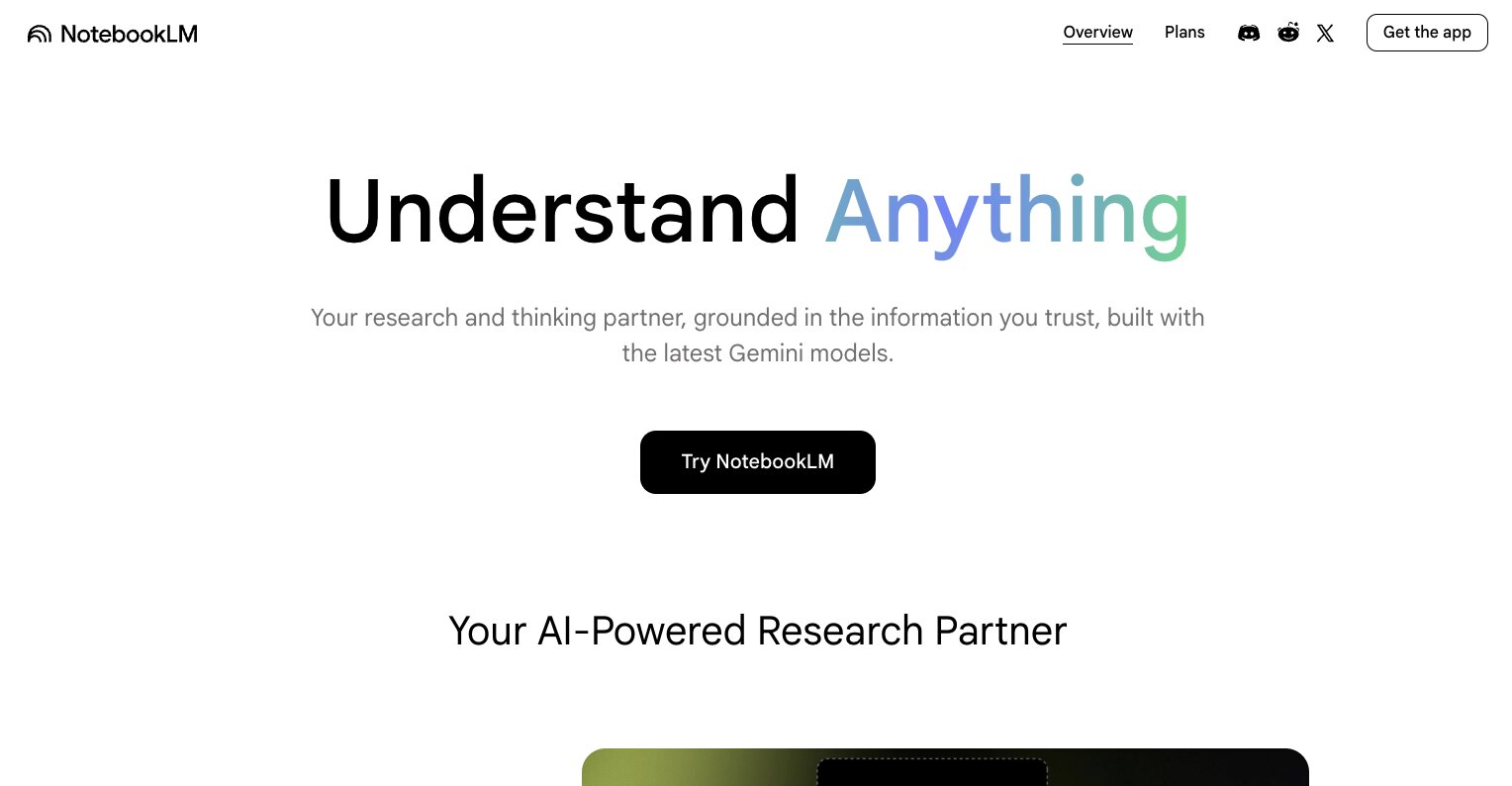 NotebookLM platform