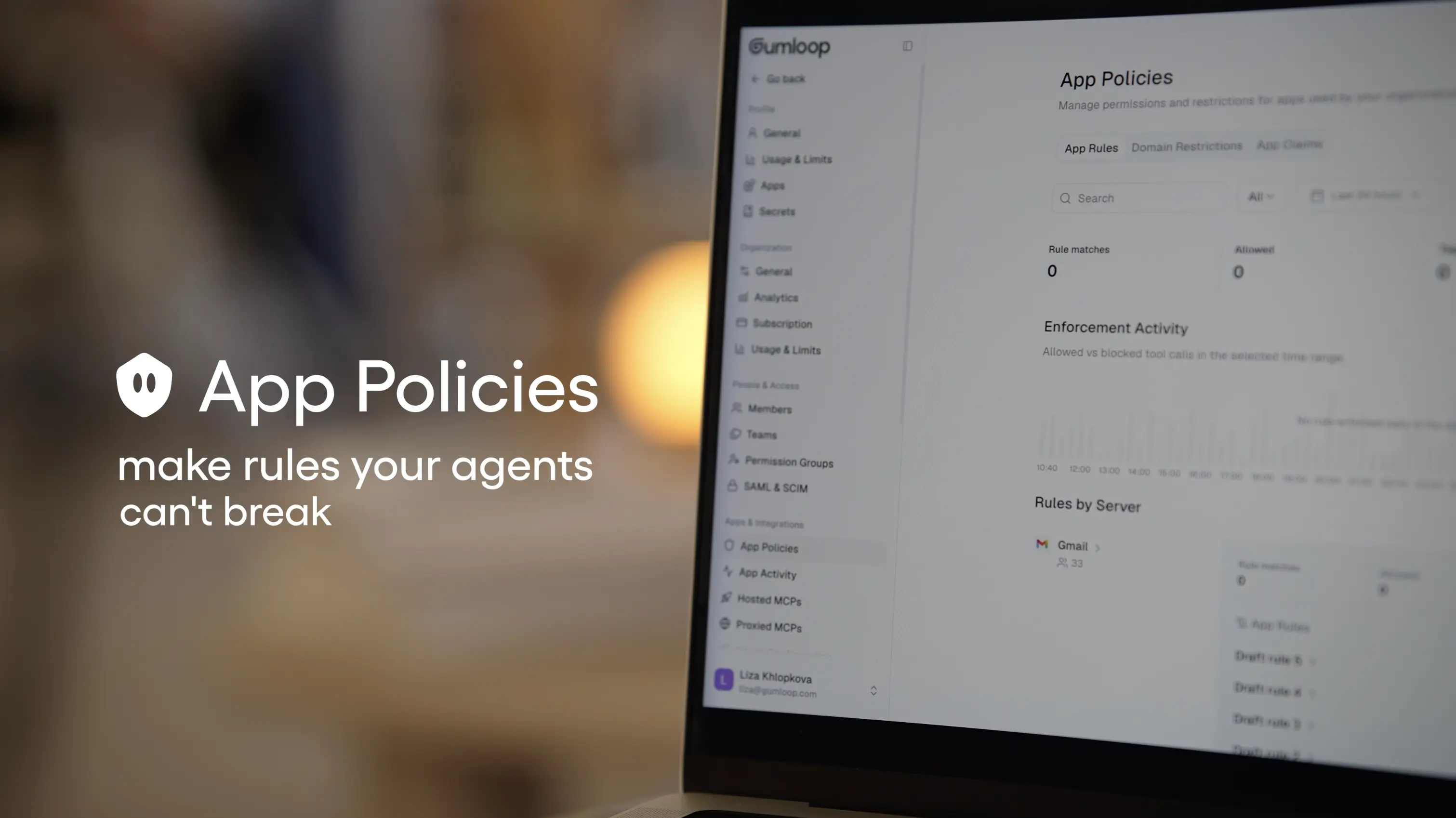 Your AI agents, your rules