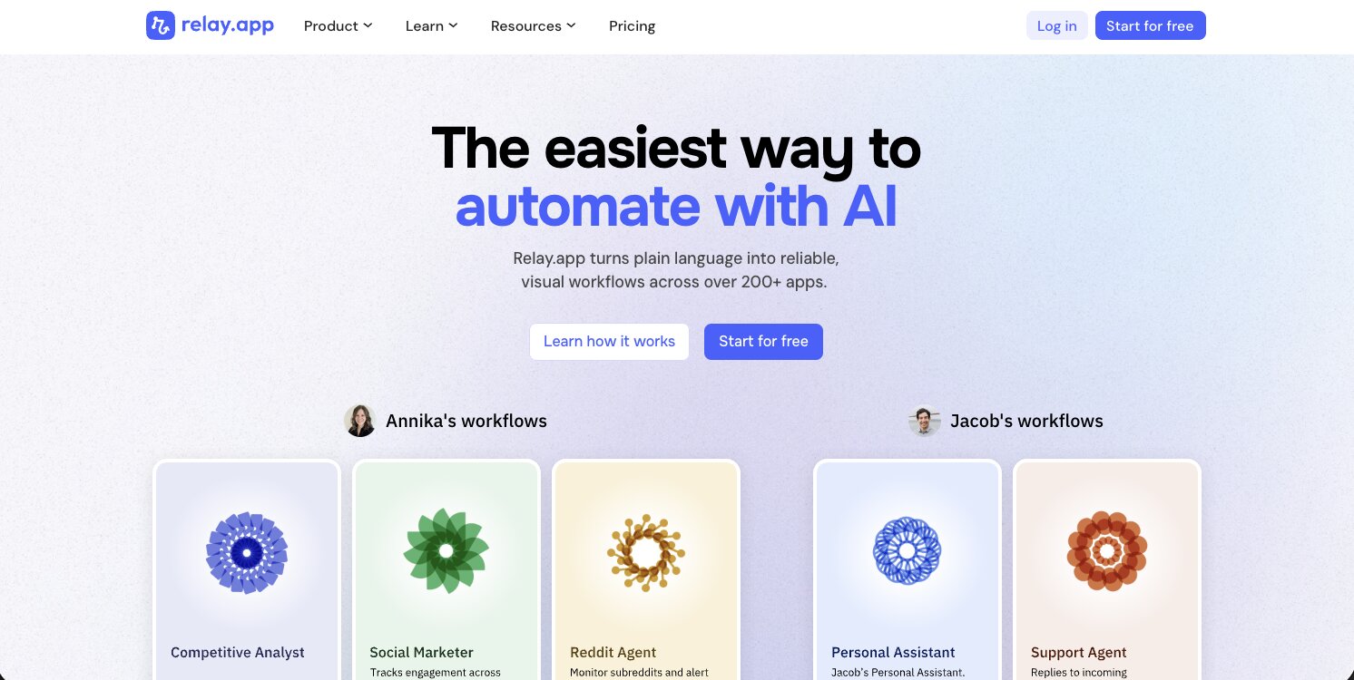 Relay app ai agents