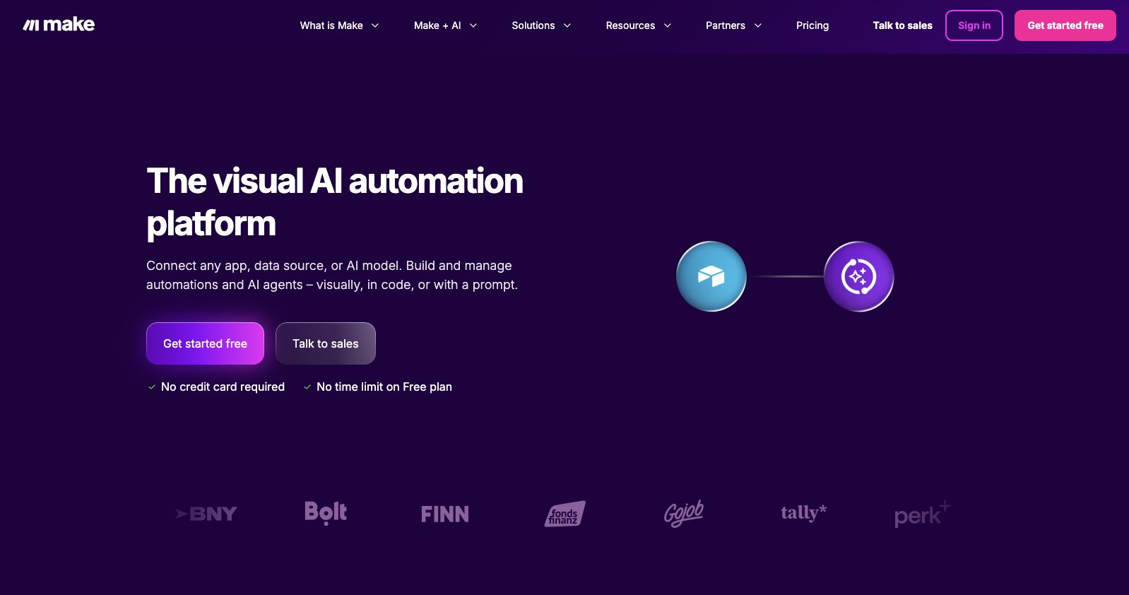 Make AI automation tool