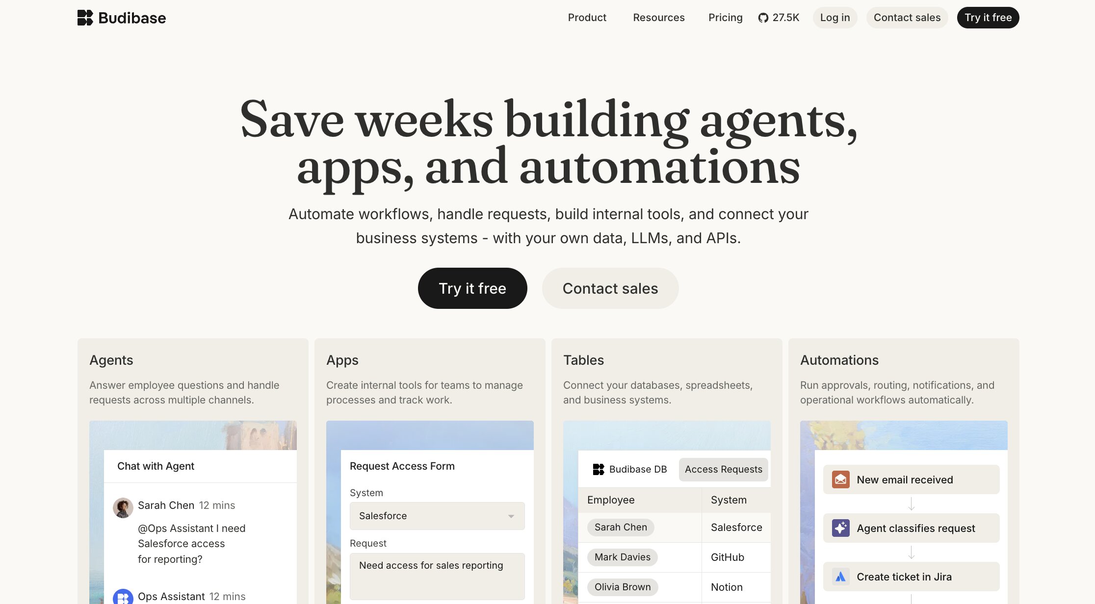Budibase platform