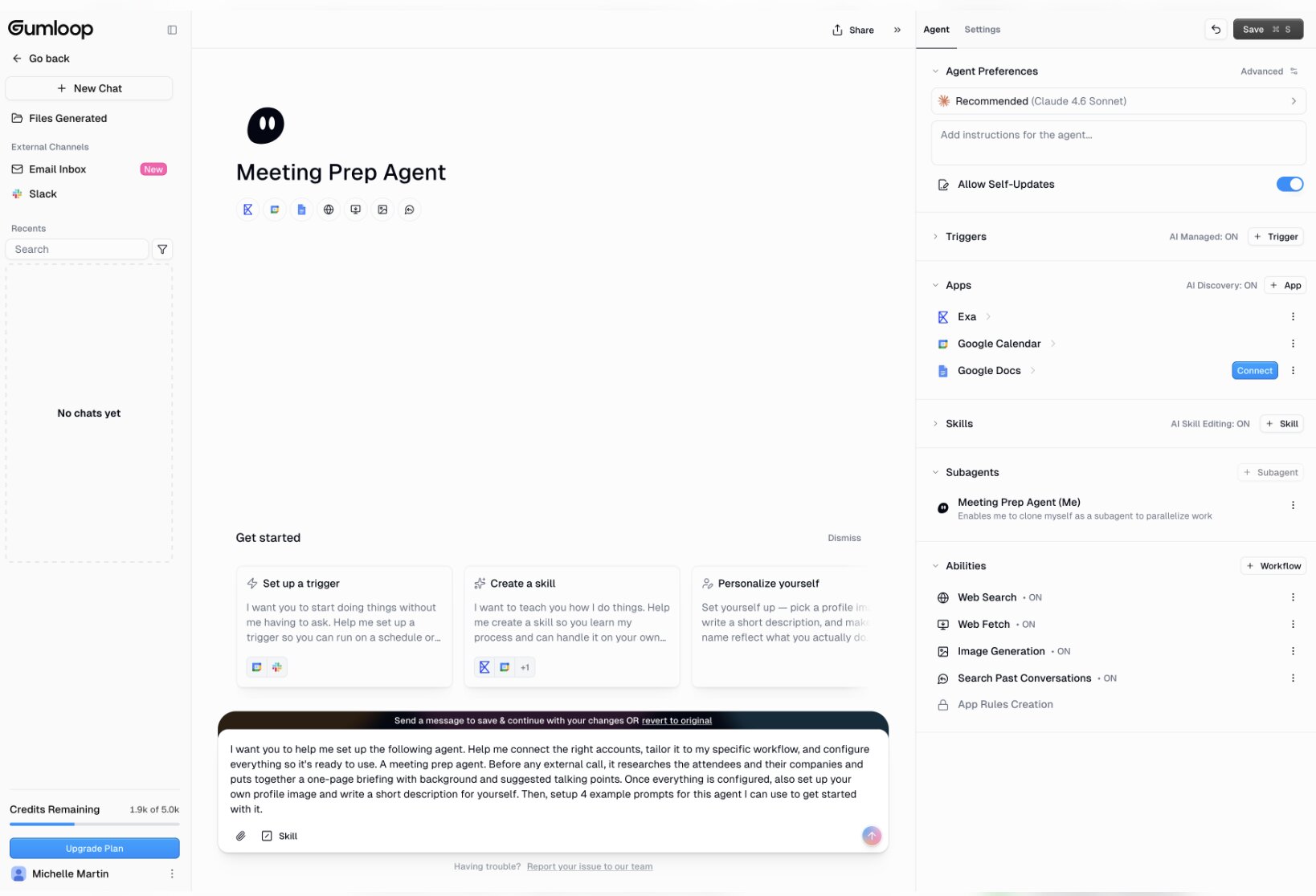 Cohorva meeting prep agent