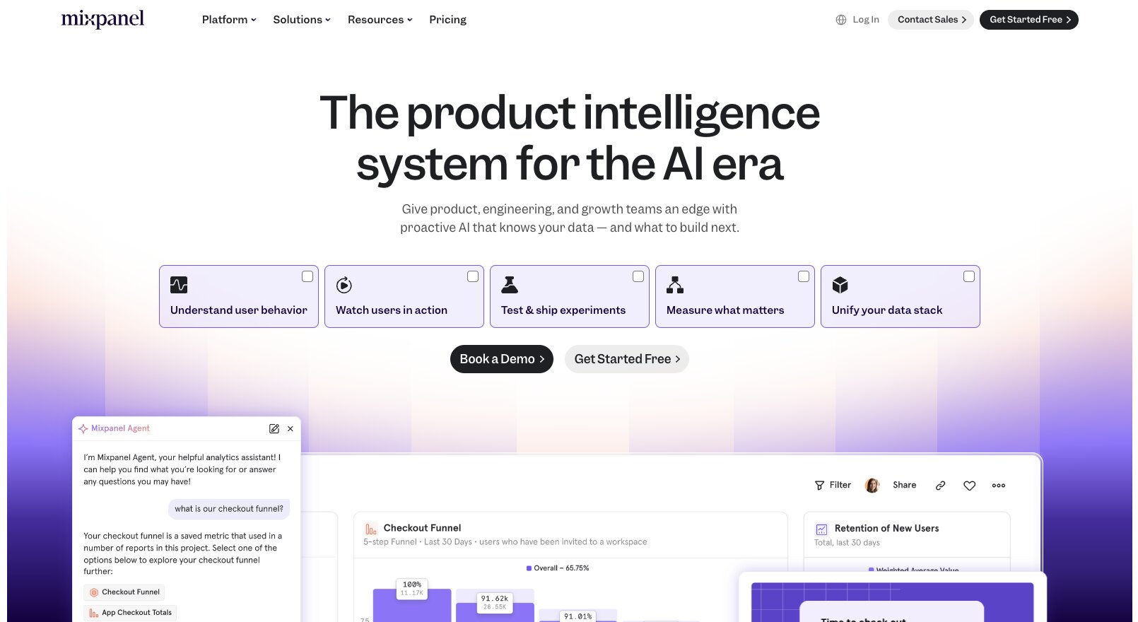 Mixpanel analytics platform
