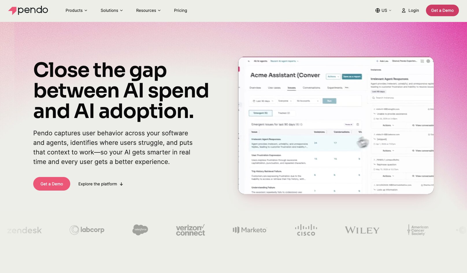 Pendo AI platform