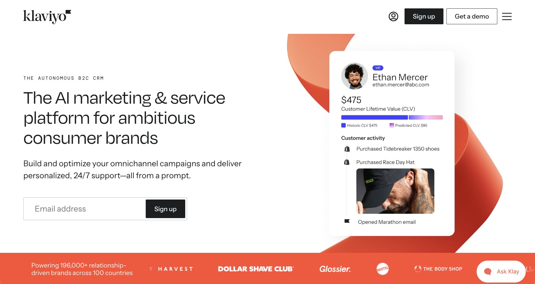 Klaviyo AI platform