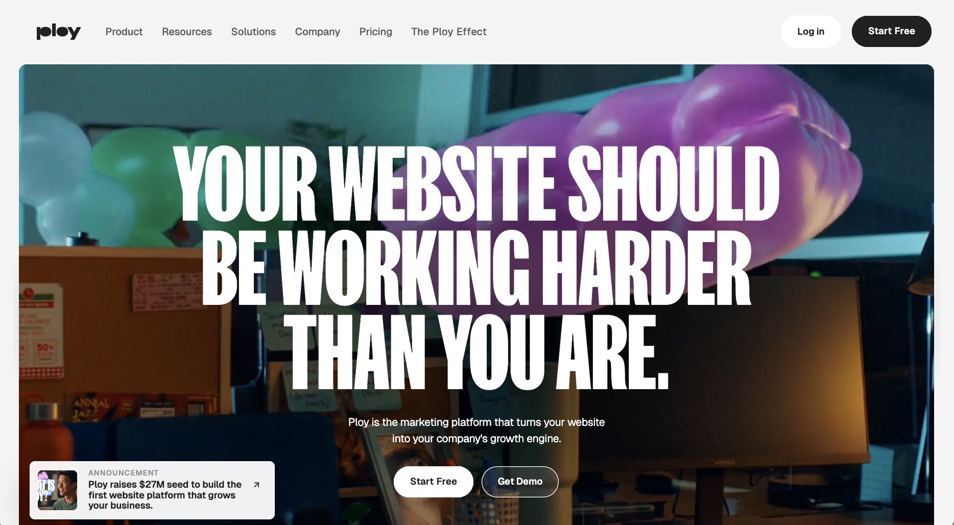 Ploy AI website builder