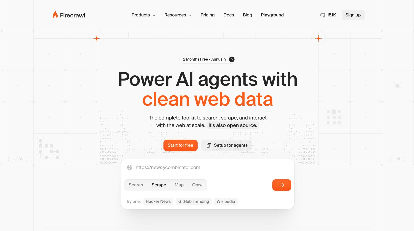 Firecrawl website