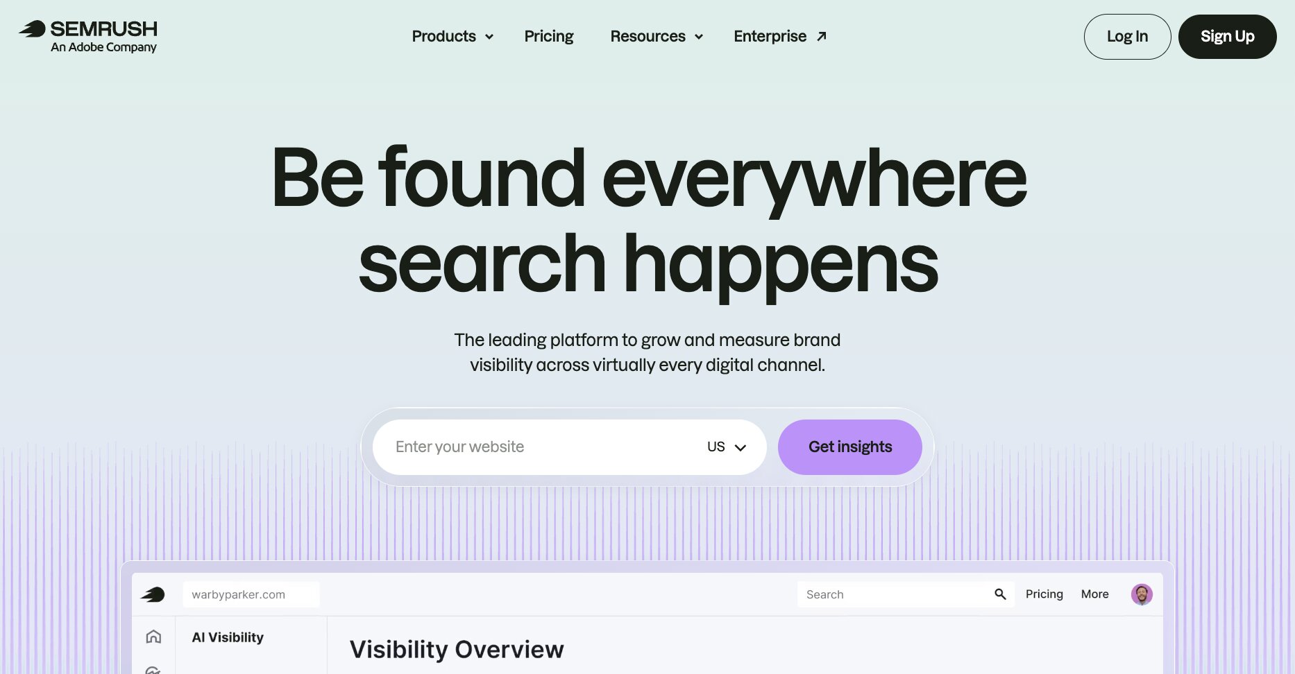 Semrush platform